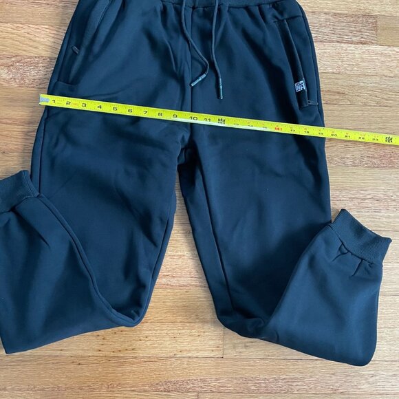 Winter Men's Sweatpants Thick Warm Fleece Joggers Sportswear Zip Pockets Cotton - Picture 6 of 7